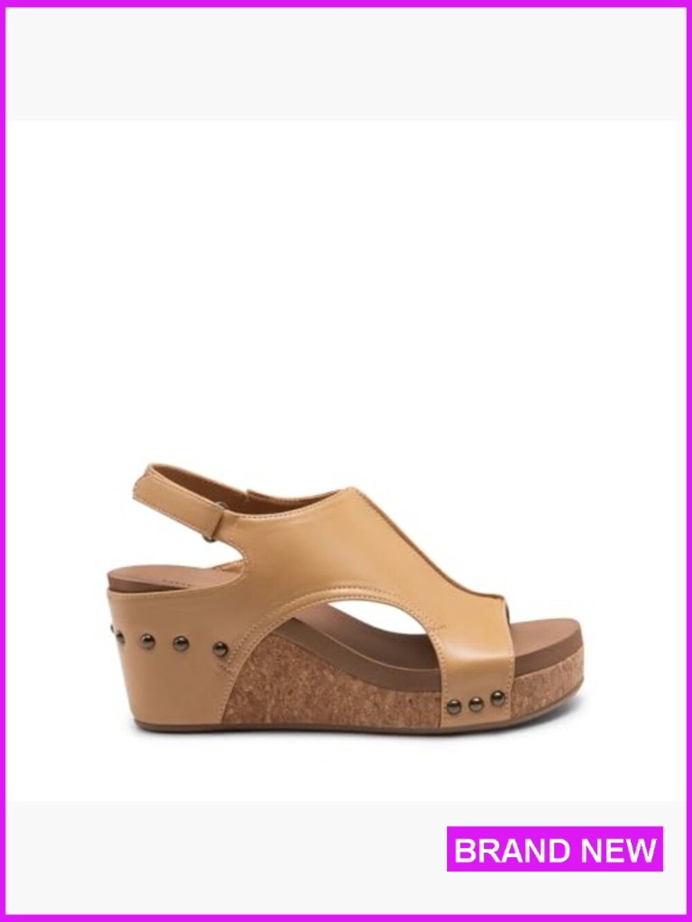 Platform Wedge Sandals Comfortable Peep-Toe Casual Dressy Summer Lightweight - Picture 4 of 7